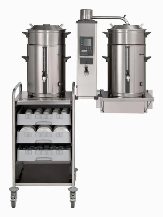 Rond filter apparaat - 2 x 10 Liter - B10 W - Bravilor - 4.212.601.110 4.212.601.110 €3,566.00 Rondfilter apparatuur