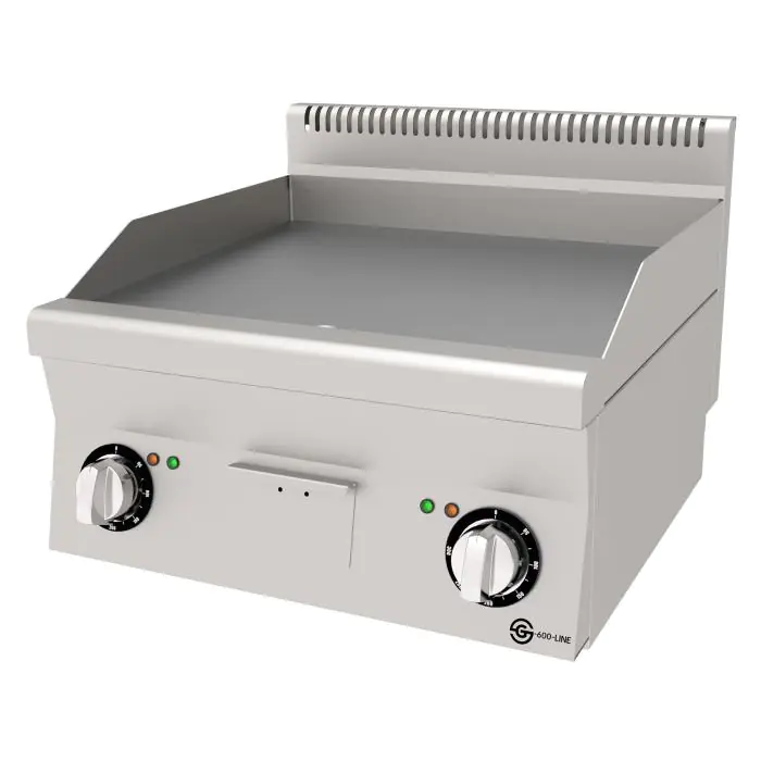 Bakplaat - Glad - Tafelmodel - RVS - 400V - B 60 CM - G600 Line - G-Line GL-155840 €799.00 G-Line G600 Line