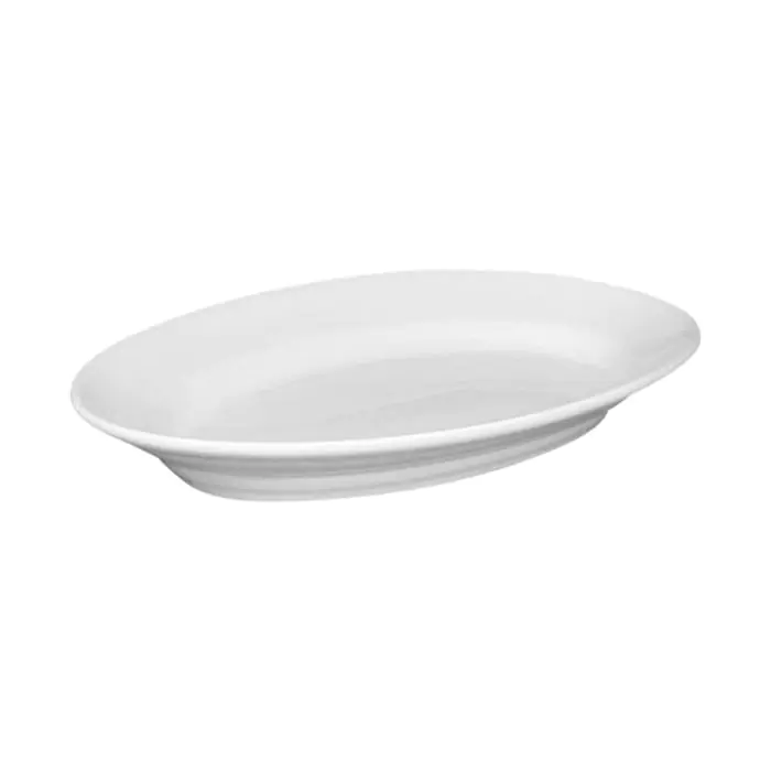 Serveerschaal Tivoli - Wit - Porselein - L 25 x B 17 CM - Saturnia E765111 €6.70 Serveerplateau