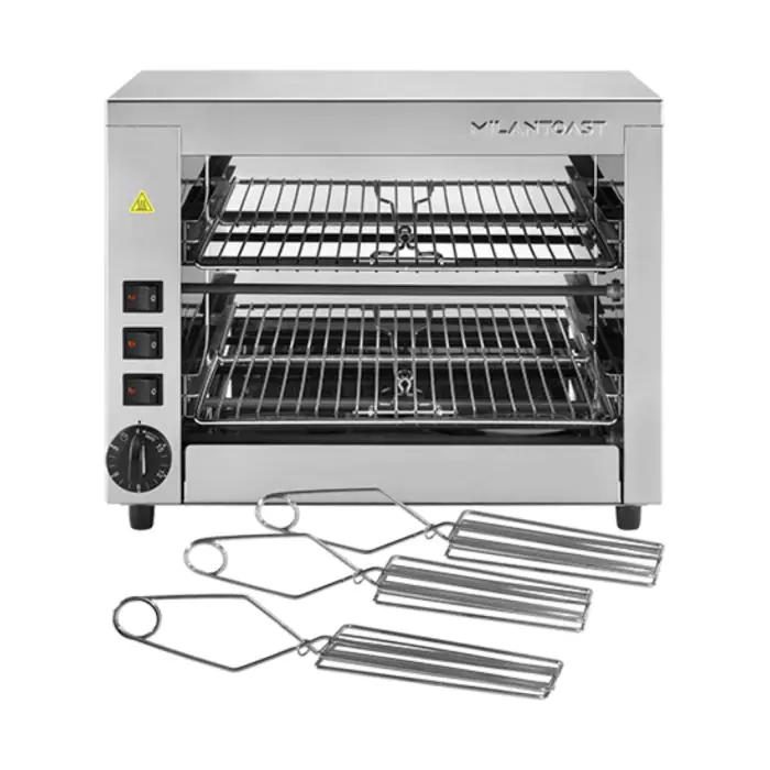 Tosti Salamander - 2 Etages - 230V - Milantoast E420201 €282.00 Tosti / broodrooster apparatuur