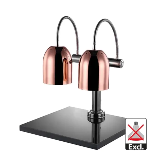 Warmhoudlamp - H 65 x 50 x 45 CM - 17.9 KG - Ø15.6 CM - 220 - 240 V - RVS - Koper - Caterchef - 688263 688263 €315.00 Warmhoudlamp