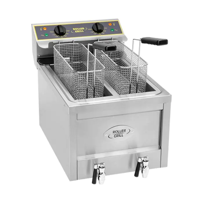 Friteuse - H 44.5 x 40 x 60 CM - 23 KG - 220 - 240 - Zonder - Stekker V - 3000 W - RVS - 8 Liter - Elektrisch - Roller Grill - 304111 304111 €735.00 Friteuses 230 volt