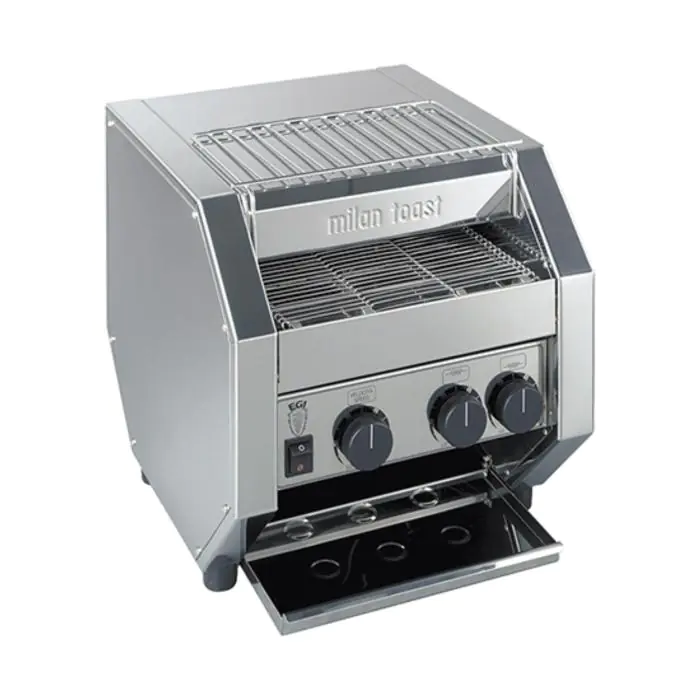 Conveyor Toaster - H 36 x 34 x 41 CM - 15.5 KG - 220 - 240 V - 2100 W - RVS - MilanToast - 420050 420050 €788.00 Tosti / broodrooster apparatuur