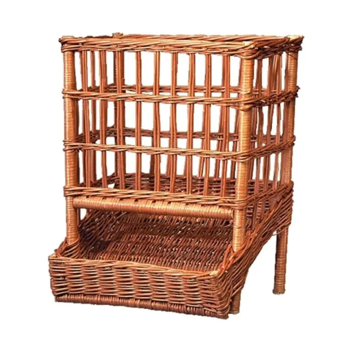 Broodmand - H 60 x 50 x 44 CM - 2.8 KG - Wilgenhout - Bruin - 809015 E809015 €96.00 Broodmanden