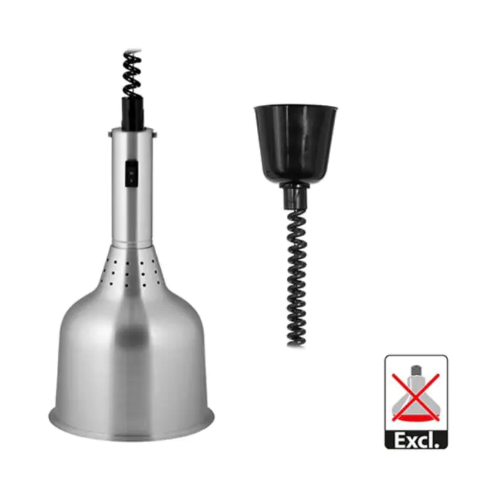 Warmhoudkap - H 40 CM - 0.79 KG - Ø18 CM - 220 - 240 V - Aluminium - 093021 093021 €175.56 Warmhoudlamp