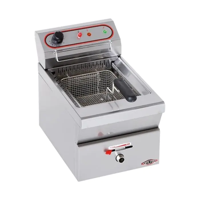 Friteuse - H 42 x 31 x 58 CM - 11 KG - 220 - 240 - Zonder - Stekker V - 3450 W - RVS - 9 Liter - Elektrisch - Stilfer - 527009 527009 €609.00 Friteuses 230 volt