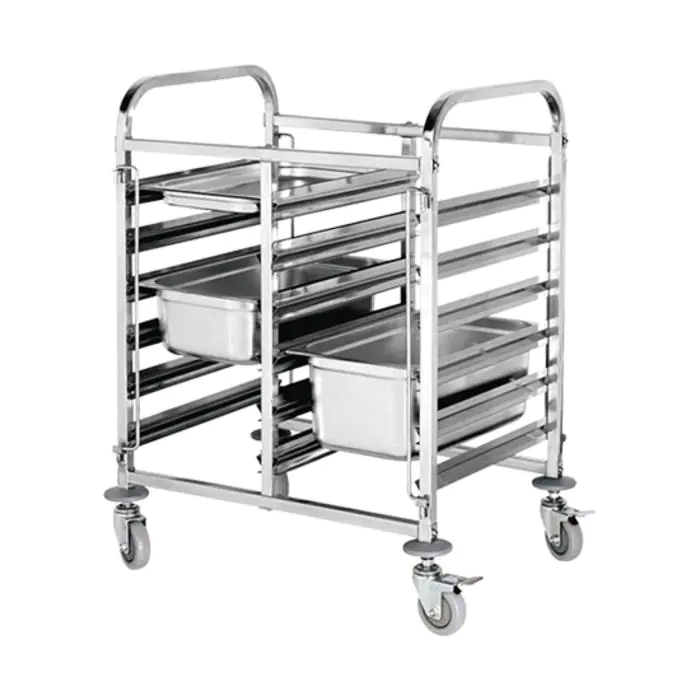 Regaalwagen - H 96.5 x 74.1 x 55 CM - 14 KG - RVS - Caterchef - 535020 535020 €172.20 Regaalwagens