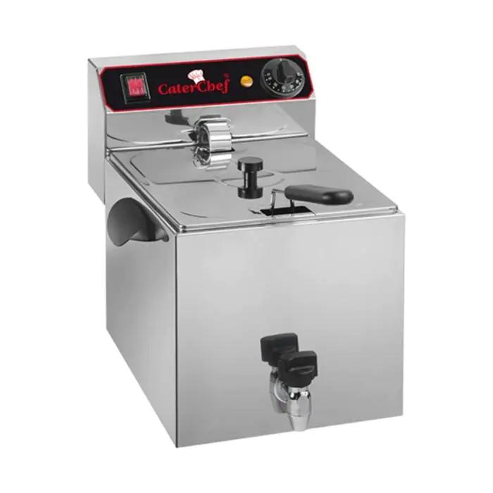 Friteuse - H 35 x 33.5 x 51.5 CM - 6.9 KG - 220 - 240 V - 3250 W - RVS - 9 Liter - Elektrisch - Caterchef - 6570PVE 680009 €247.80 Friteuses 230 volt
