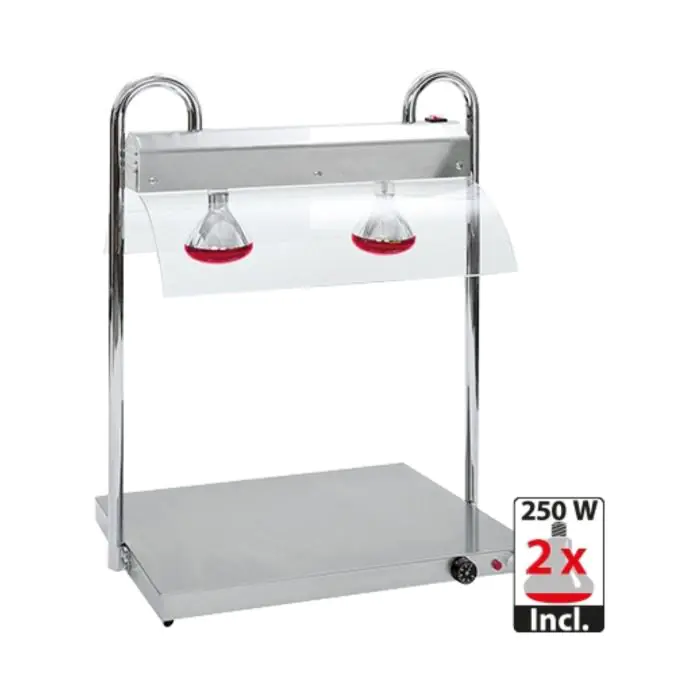Warmhoudplaat M/Brug - H 83.1 x 70.6 x 55.3 CM - 24 KG - 220 - 240 V - 1250 W - RVS - +30°C / +90°C - 710200 710200 €651.00 Warmhoudlamp