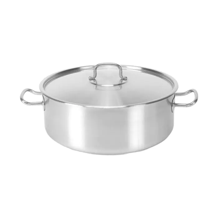 Kookpan Laag - H 14 CM - 3.8 KG - Ø35 CM - RVS 18/10 - 13.6 Liter - Standaard - Pujadas - 720029 720029 €95.76 Kookpan