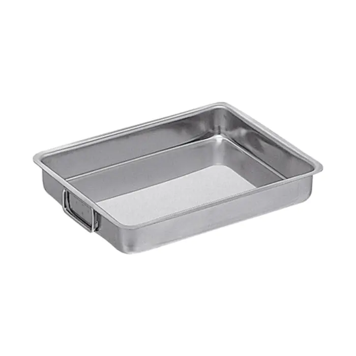 Braadslede - H 6.5 x 40 x 30 CM - 2.6 KG - RVS 18/10 - 6.5 Liter - Pujadas - 720161 720161 €70.00 Bakplaten en braadslede