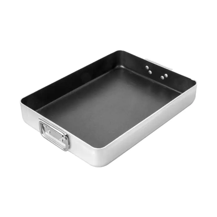 Braadslede - H 6.5 x 40 x 30 CM - 1.55 KG - Aluminium - 6.3 Liter - Pujadas - 720171 720171 €55.00 Bakplaten en braadslede
