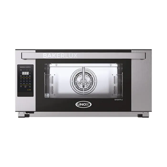 Heteluchtoven - H 41.6 x 80 x 81.1 CM - 46 KG - 220 - 240 V - 3500 W - RVS - +30°C / +260°C - Unox - 596192 596192 €1,475.97 Heteluchtovens