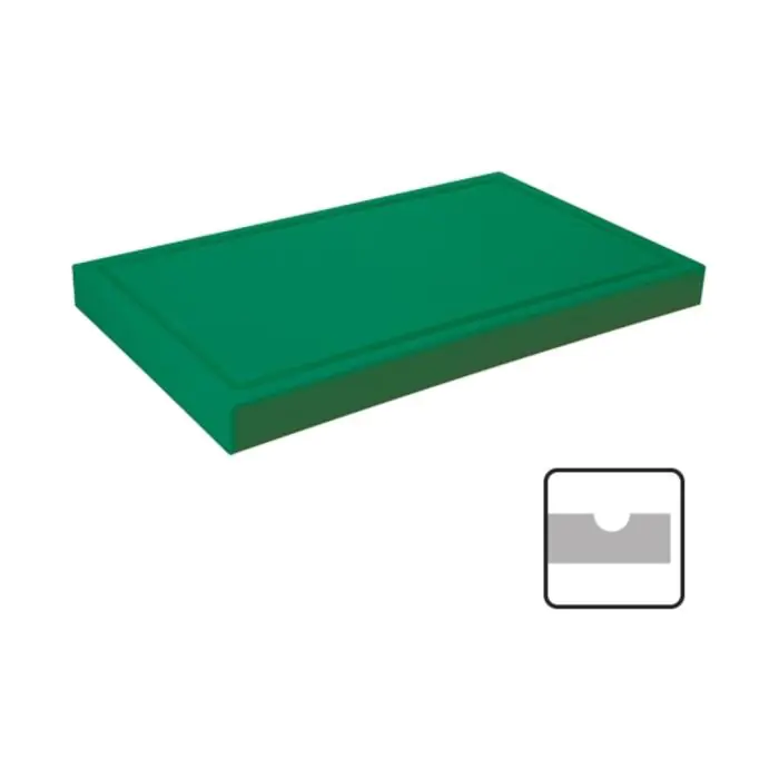 Snijblad - 60 x 33 CM - 7.81 KG - Polyethyleen - Groen - Caterchef - 882492 882492 €63.00 Snijbladen / planken