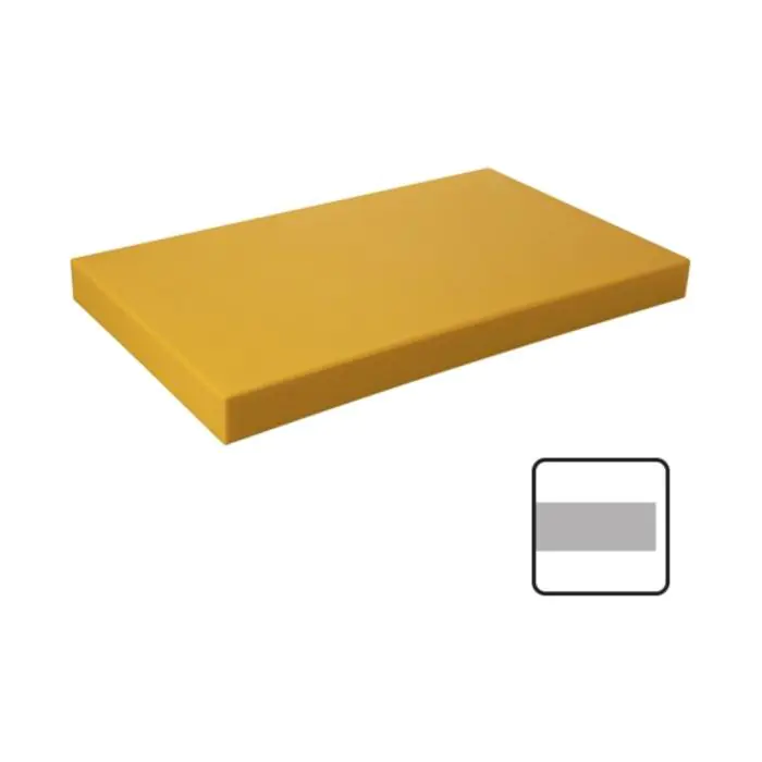 Snijblad - 60 x 33 CM - 7.79 KG - Polyethyleen - Geel - Caterchef - 882691 882691 €39.33 Snijbladen / planken