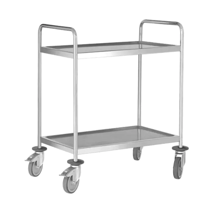 Serveerwagen - H 101.5 x 98 x 58 CM - 16.5 KG - RVS 18/10 - Pujadas - 898435 898435 €242.76 Serveerwagens