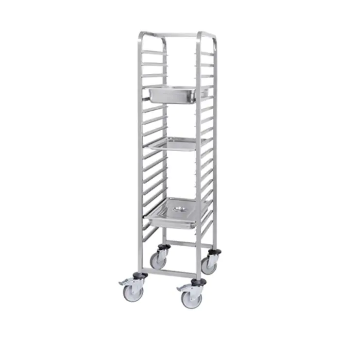 Regaalwagen - H 171 x 46.5 x 63.5 CM - 18.2 KG - RVS - 921060 921060 €378.29 Regaalwagens