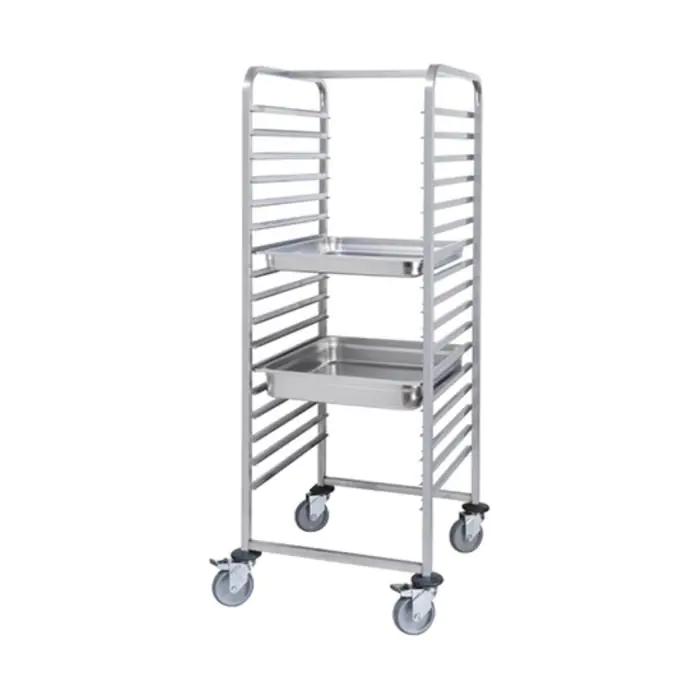 Regaalwagen - H 171 x 66 x 75.5 CM - 25 KG - RVS - 921061 921061 €394.00 Regaalwagens