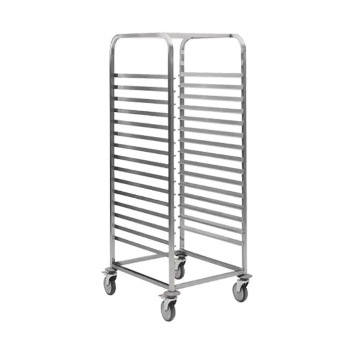Regaalwagen - H 171 x 52.5 x 70 CM - 15 KG - RVS - 921062 921062 €367.08 Regaalwagens