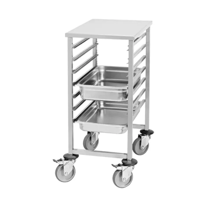 Regaalwagen - H 90 x 45.5 x 63.5 CM - 16 KG - RVS - 921065 921065 €319.00 Regaalwagens