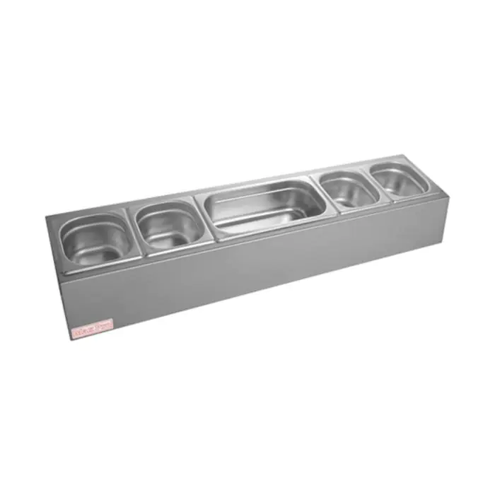 Garneerunit - H 20 x 102 x 21 CM - 5 KG - RVS - MaxPro - 921091 921091 €214.20 Barbenodigdheden
