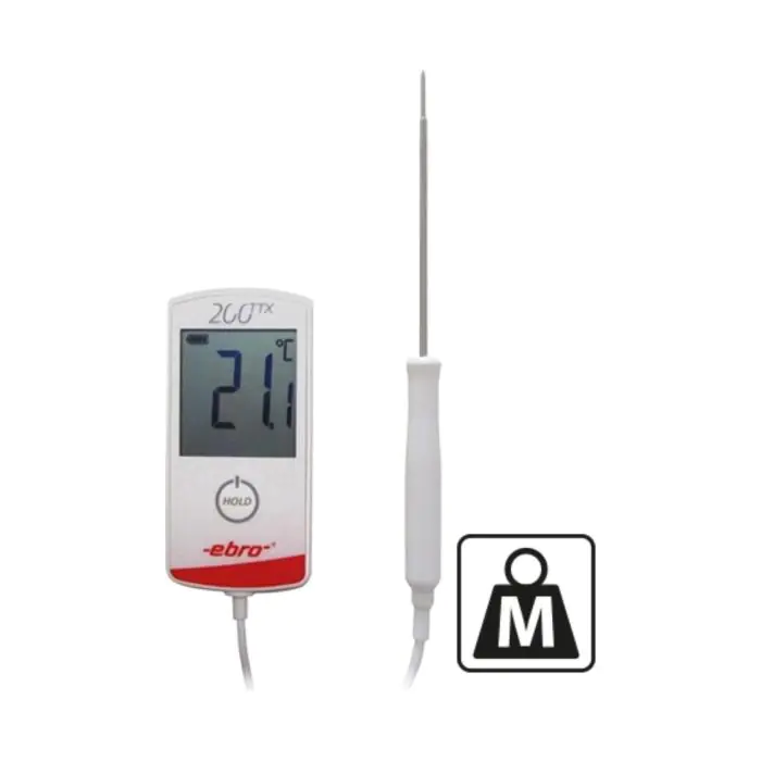 Kern-Temperatuurmeter - H 1.6 x 6 CM - 0.1 KG - 12.7 CM - Acrylonitril-Butadieen-Styreen (Abs) - -30°C / +200°C - Ebro - 926007 E926007 €154.85 Thermometer