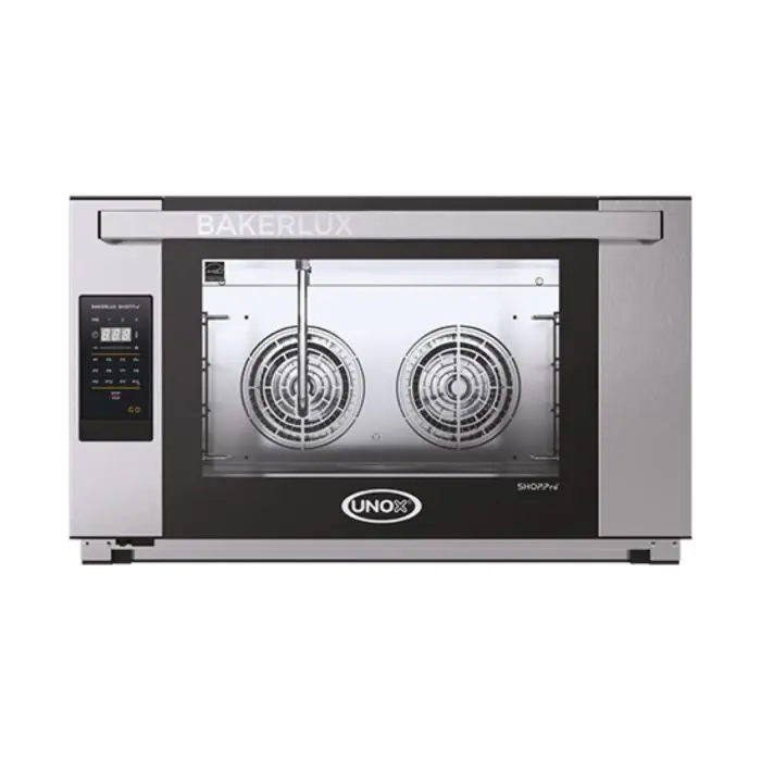Heteluchtoven Go - H 49.1 x 80 x 81.1 CM - 57 KG - 380 - 415 - Zonder - Stekker V - 6900 W - RVS - +30°C / +260°C - Unox - 596193 E596193 €1,705.39 Heteluchtovens