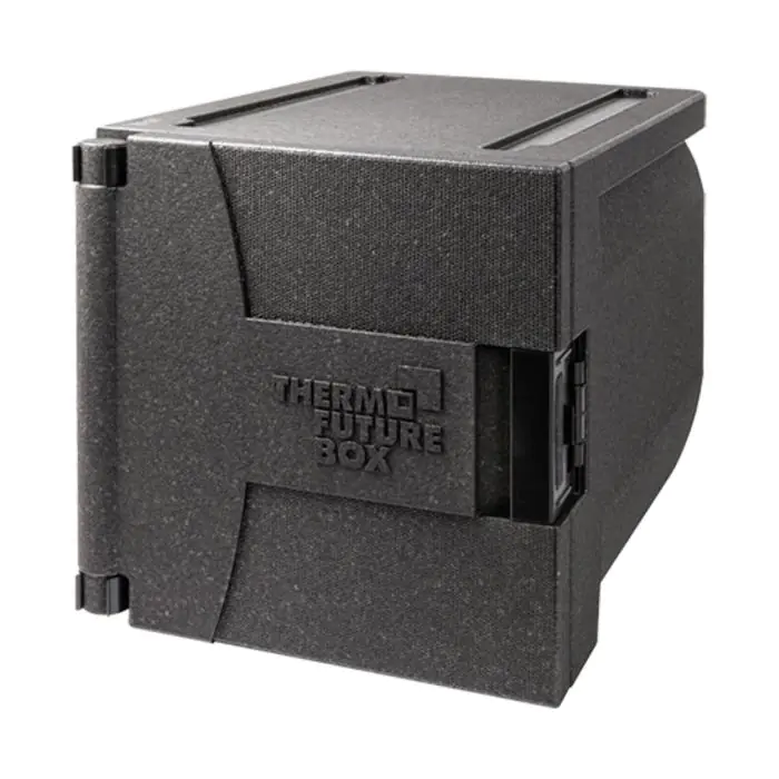 Thermobox - 1/1 GN - 69 Liter - H 49 x 66 x 45 CM - Polypropyleen - Zwart - Thermo Future Box - 235051 E235051 €150.36 Thermobox