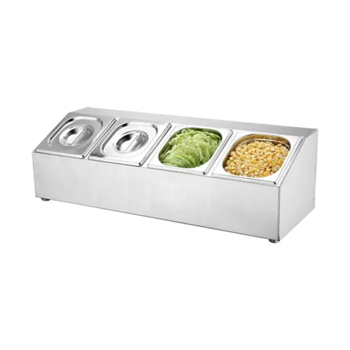 Garneerunit - H 23 x 70 x 26 CM - 4.2 KG - RVS - 861182 E861182 €109.90 Barbenodigdheden
