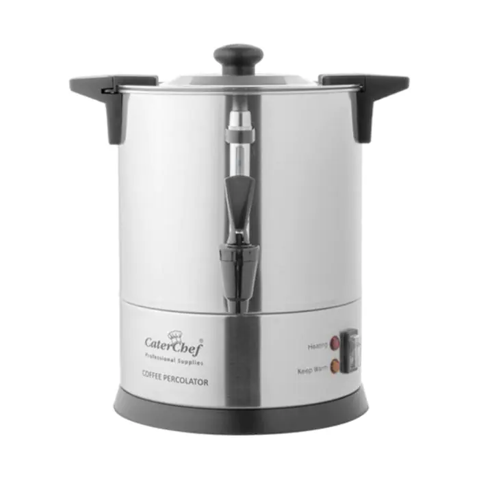 Percolator (Cap.048 - H 33 CM - 2 KG - Ø28 CM - 220 - 240 V - 950 W - RVS - 5 Liter - Caterchef - 688090 E688090 €65.91 Koffiepercolators