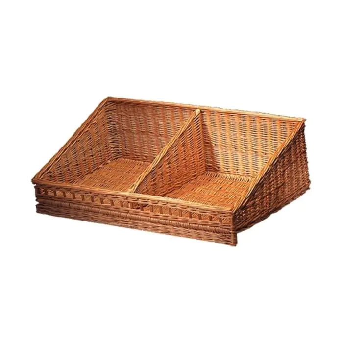 Broodmand - H 30 x 99.5 x 55 CM - 3.5 KG - Wilgenhout - Bruin - 809025 E809025 €108.36 Broodmanden