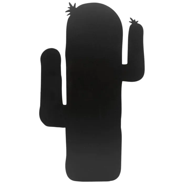 Muurkrijtbord Silhouette - Cactus - Zwart - B 30 x D 50 CM - Securit FB-CACTUS €11.95 Krijtborden