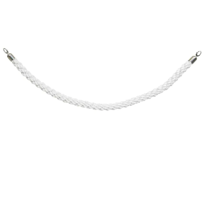Afzetkoord - Gevlocht - Met Haken - Wit - H 150 CM - Securit RS-CLRP-CHWT €34.95 Sierkoord en afzetpalen
