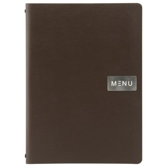 Menukaart Raw - A4 - Bruin - Leer - Securit MC-LRA4-RWBR €28.95 Menukaarten