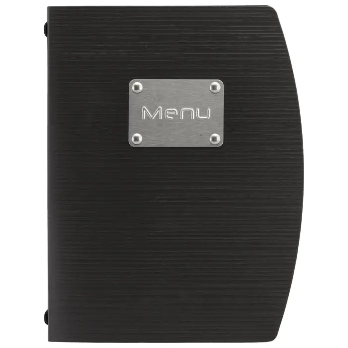Menukaart Rio - A5 - Zwart - Polyurethaan - Securit MC-RCA5-BL €7.95 Menukaarten