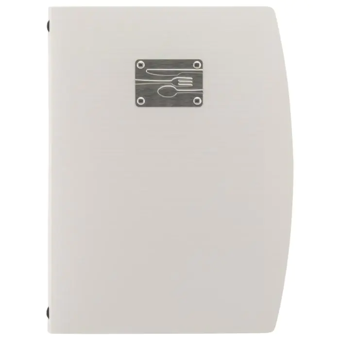 Menukaart Rio - A4 - Bestek - Design - Wit - Polypropyleen - Securit MC-RCA4-WT-FK €9.25 Menukaarten