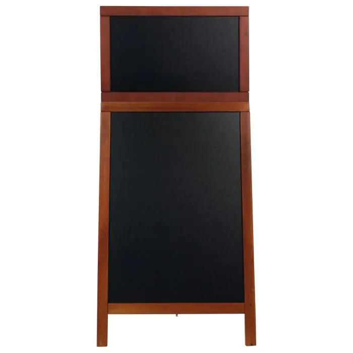 Stoepbord Deluxe - Groot - Hout - H 120 CM - Mahonie - Securit SDT-M-120 €129.00 Krijtborden