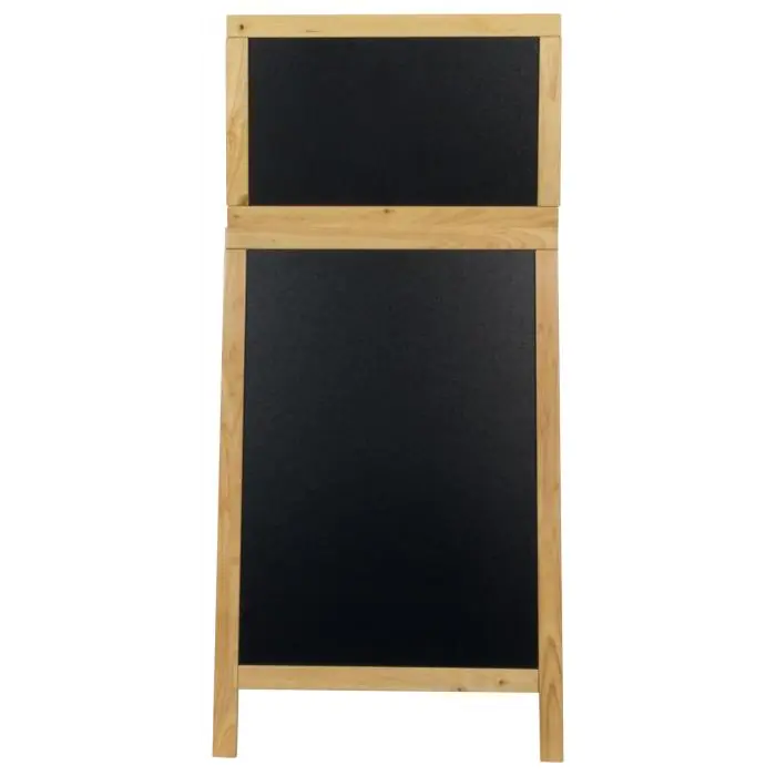 Stoepbord Deluxe - Groot - Hout - H 120 CM - Naturel - Securit SDT-B-120 €129.00 Krijtborden