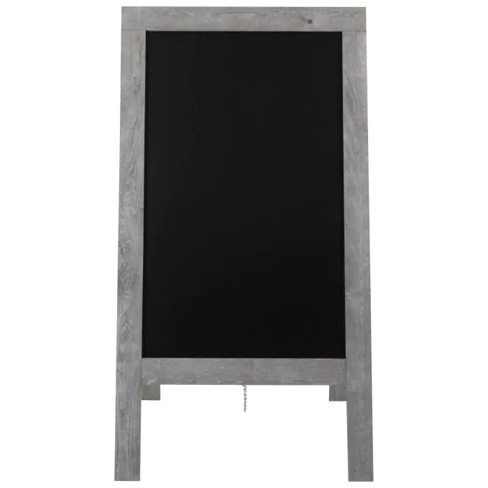 Stoepbord Nature - Groot - Beukenhout - Grijs - H 135 CM - Securit SBS-NG-135 €165.95 Krijtborden
