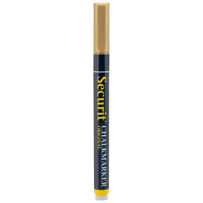 Krijtstift - Ronde Punt - Goud - 1-2 MM - Securit SMA100-GD €2.65 Krijtborden