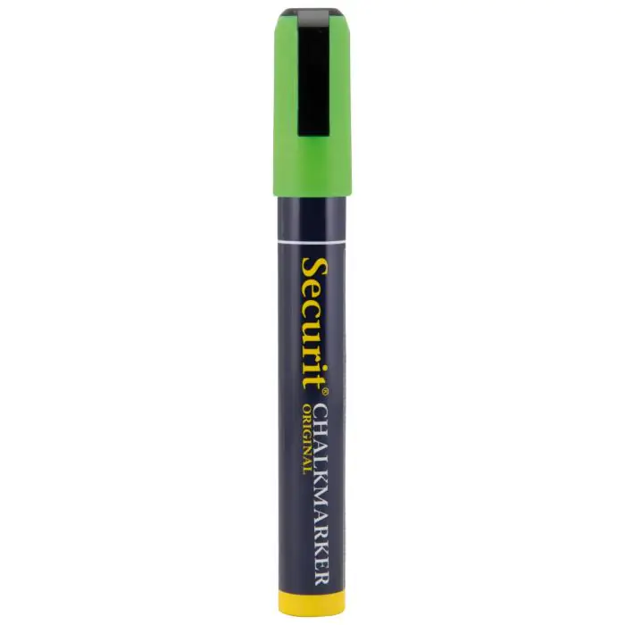 Krijtstift - 2 Stuks - Gebeitelde Punt - Groen - 2-6 MM - Securit SMA510-GR €3.25 Krijtborden