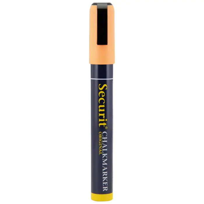 Krijtstift - 2 Stuks - Gebeitelde Punt - Oranje - 2-6 MM - Securit SMA510-OR €3.25 Krijtborden