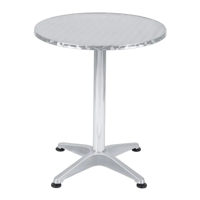 Tafel - Grijs - Ø 60 x H 72 CM - RVS/Aluminium - Bolero - U425 U425 €83.99 Horeca tafels