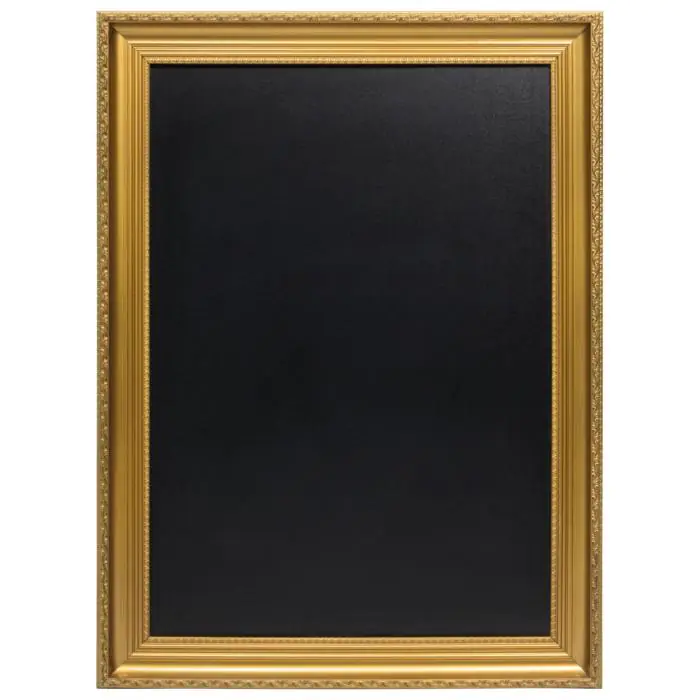 Muurkrijtbord - Zwart - Gouden Rand - B 65 x D 85 Cm - Securit WBC-G-85 €129.95 Krijtborden