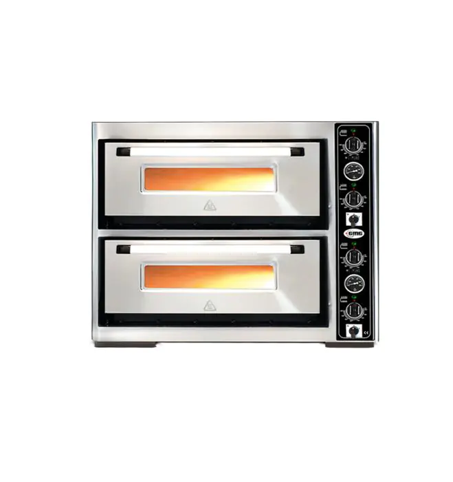 Pizza oven - 2 x 4 - Ø 30 cm - 2 Kamers - PF 6262 DE - GMG HW-52528 €1,499.00 Elektrische pizzaovens