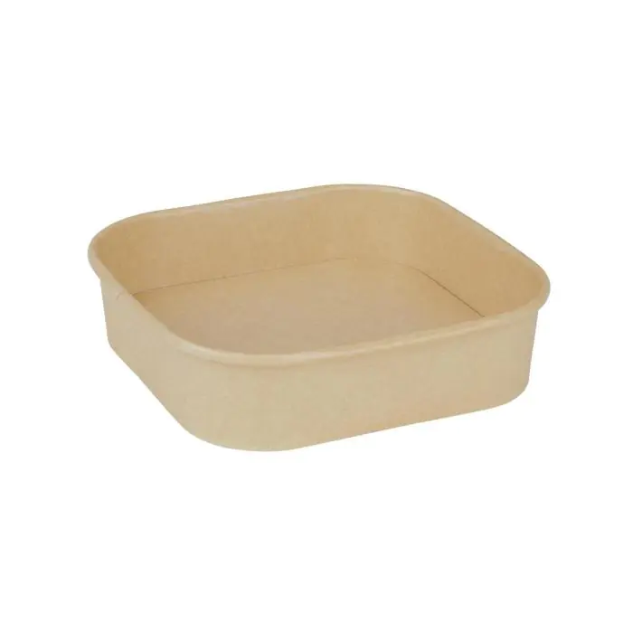 Vierkante Container - 300 Stuks - Papier - Fiesta Recyclable HW015 €57.99 Wegwerp verpakkingen