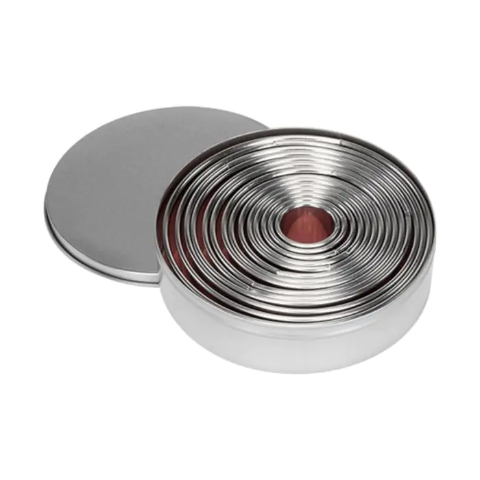 Stekerdoos - 14-Delig - Rond - Glad - RVS - Emga E015102 €13.25 Vormen