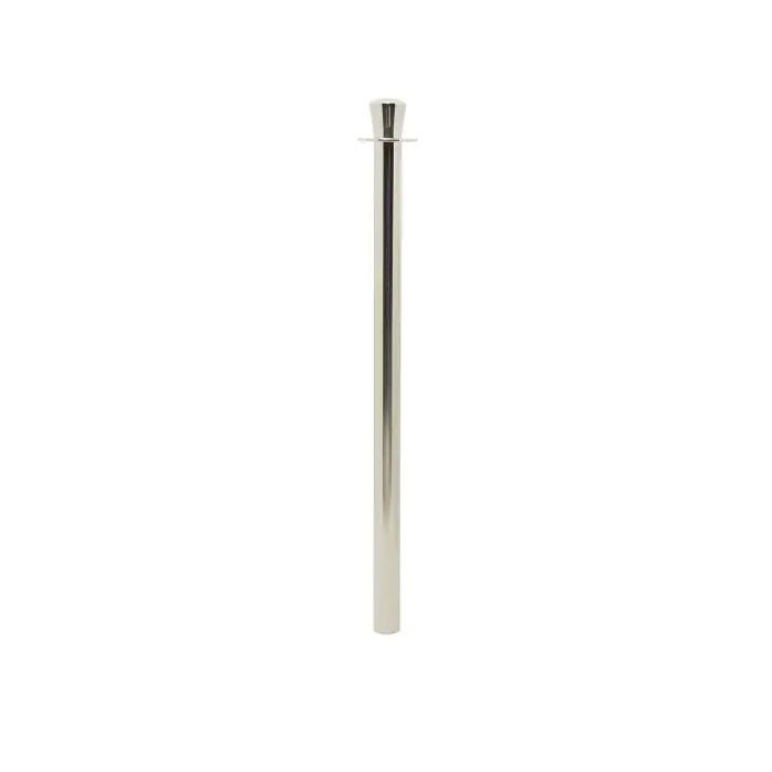 Afzetpaal - Rond Kop - Zilver - RVS - H 100 CM - Securit RS-CL-CH-B1 €38.95 Sierkoord en afzetpalen