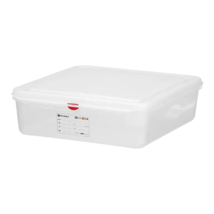 Voorraaddoos - 1/1 GN - 65 MM - Polypropyleen - Hendi H873335 €19.95 GN voorraaddozen