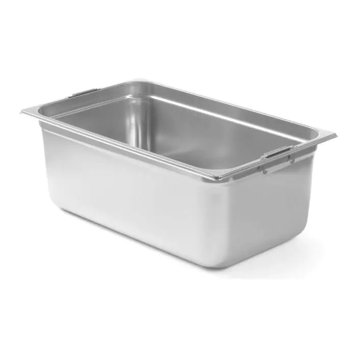 Gastronormbak - Met Handgrepen - 1/1 GN - 100 MM - RVS - Profi Line - Hendi H803240 €39.50 GN bakken handgrepen